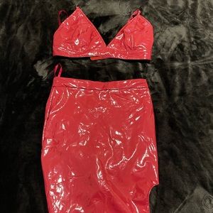 Fashion Nova Latex Dress